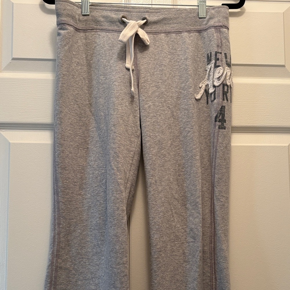 Aeropostale Light Gray Girls' Drawstring Sweatpants